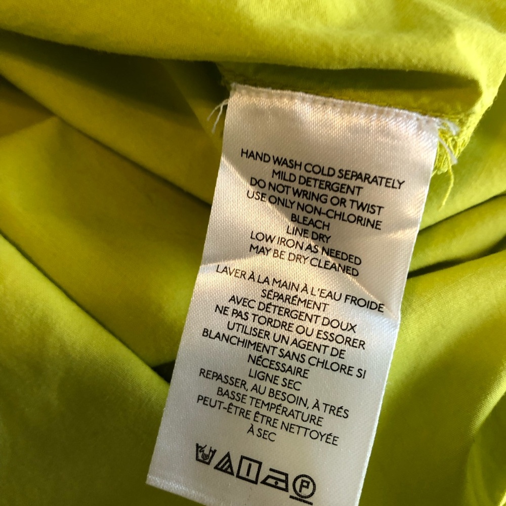 Anthropologie Pilcro Poet Sleeve Gathered Long Sleeve 100% Cotton Blouse. Medium - Picture 17 of 17